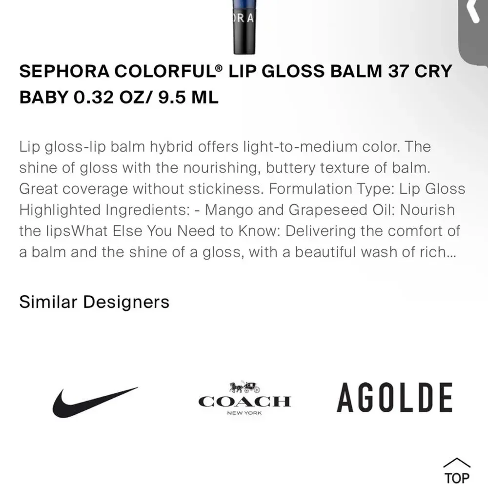 NWT 3 Sephora colorful gloss balm in silk pony and cry baby (2)
